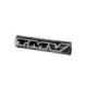 TMV Traditional Handlebar Pad - Black/White 2021 Logo