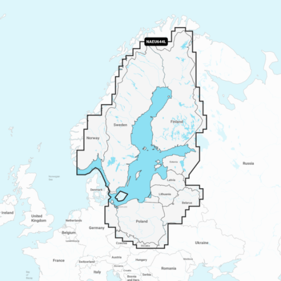 Navionics+ EU644L Baltic Sea (MSD/SD)