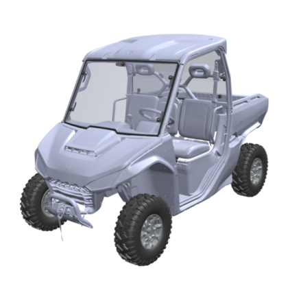 Polycarbonate back panel Segway Fugleman (fitting to original roof)