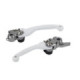 Polisport Pivot Lever Set KTM SX125/200EXC'14-15 TC/FC'19-21 White (Br)