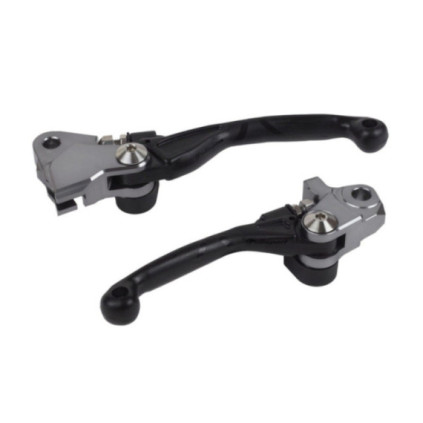 Polisport Pivot Lever Set KTM SX125/200EXC'14-15 TC/FC'19-21 Black (Pr)