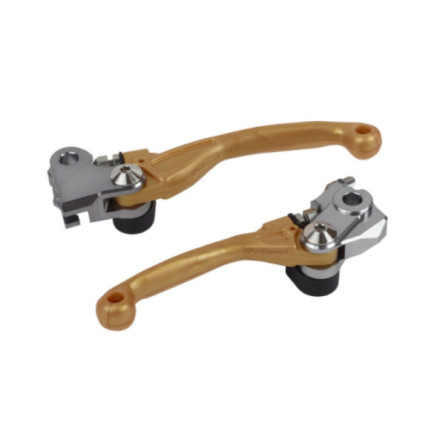 Polisport Pivot Lever Set KTM SX125/200EXC'14-15 TC/FC'19-21 Gold (oa)