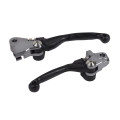 Polisport Pivot Lever Set RMZ250'07-20 450'05-20 Black (Pr)