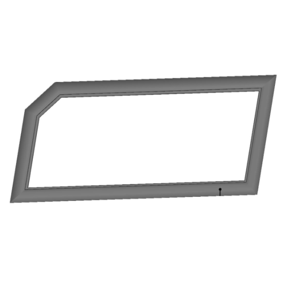 DFK Left Window frame Can-Am Maverick Trail