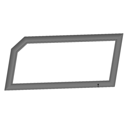 DFK Left Window frame Can-Am Maverick Trail