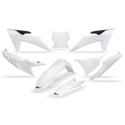 UFO Plastic kit 5-parts KTM SX/SXF125-450 23- White 042