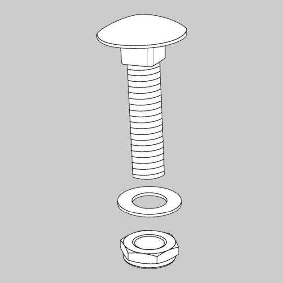 Wessex AT110 Leg Guard Fastening Set