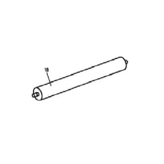 Bronco Rear roller for flail mower 77-12490