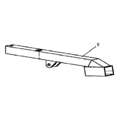 Bronco Drawbar for flail mower 77-12490