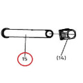 Bronco Drawbar axle for flail mower 77-12490