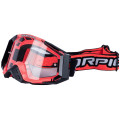 SCORPION Goggle black/red antifog clear