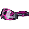 SCORPION Goggle white/pink antifog clear