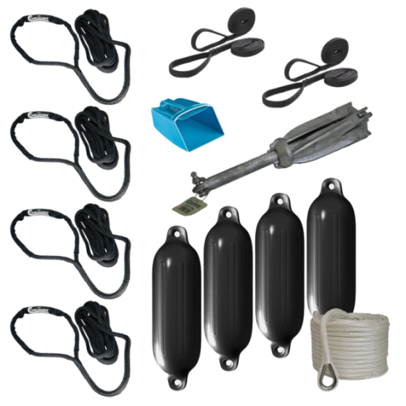 Liros Mooring kit Black 14mm