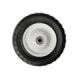 "Greentek Wheel, 8"" x 1,75"", Universal, Metal rim for 1/2"" axle, with bearings"