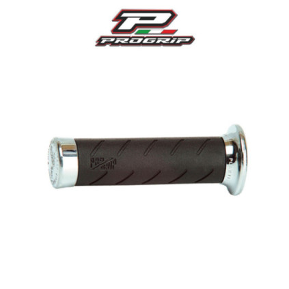 Progrip Grips 862 Custom Cruiser black/chrome, 22/25mm