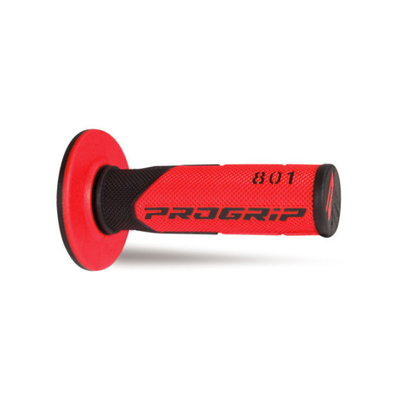 Progrip Grips 801, black/red, 22/25mm