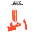 Progrip Grips 801, white/fluororange, 22/25mm