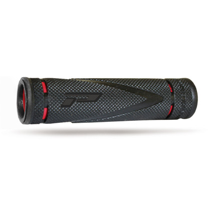 Progrip Grips 838, red/black, 125 mm, 22/22mm