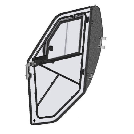 DFK Door Polycarbonate Right complete incl. base Segway Fugleman