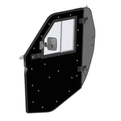 DFK Door Polycarbonate Left complete incl. base Segway Fugleman