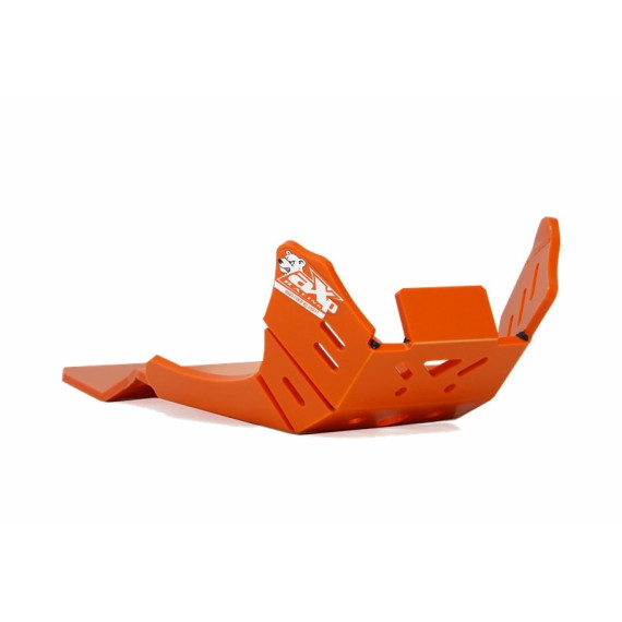 AXP Xtrem HDPE Skid Plate Orange KTM 125SX-125XC 23