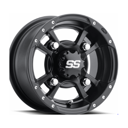 SS ALLOY SS112 SPORT 10x5 4/144 3+2 Black