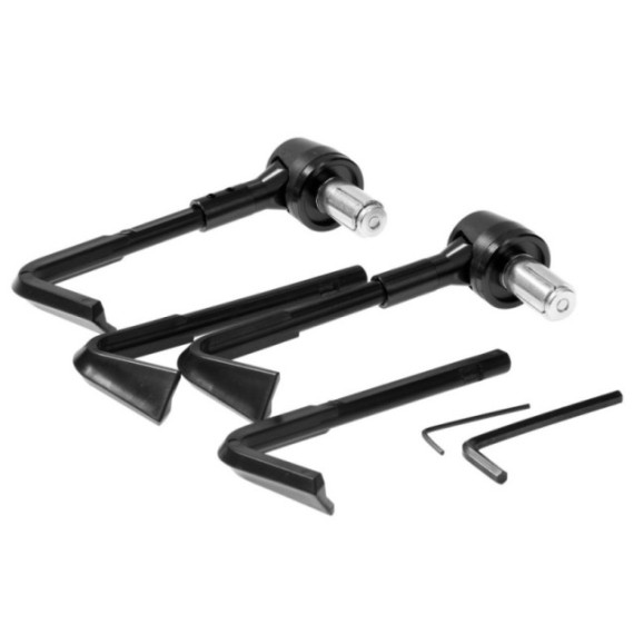 Forte Lever protector, Black, Pair, (Handlebar inner Ø 12,5 & 16mm)