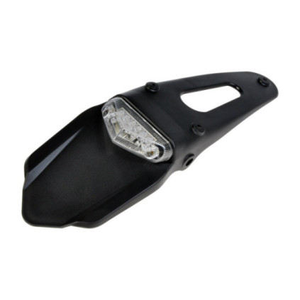 Forte Mudguard-Taillight, Led, Clear lens, Triangel, E-app.