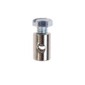 Screw nipple, Ø 8,0mm , length 9,0mm , wire Ø 2,5mm , (20pcs) , (1150)