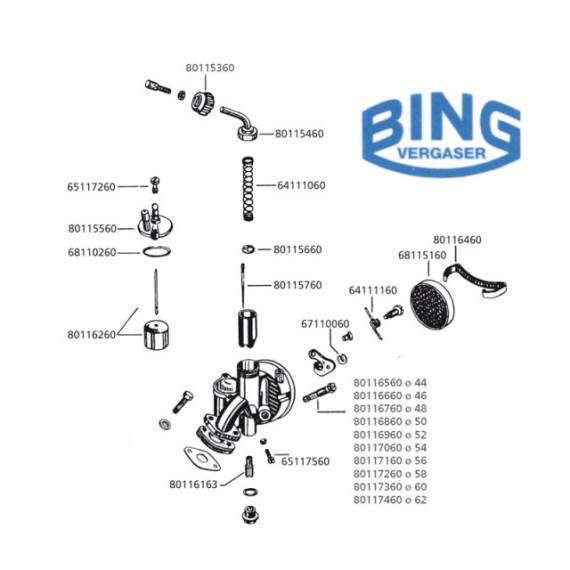 Bing Float & Float chamber cover