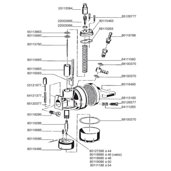 Bing Gasket, Fuel intake