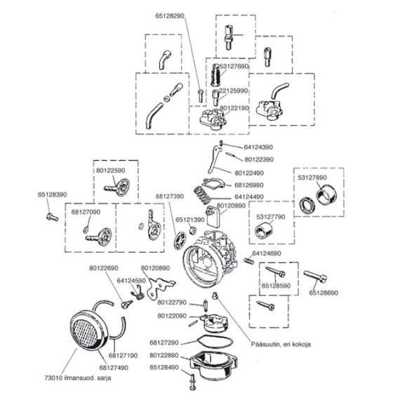 Dellorto Float bowl gasket