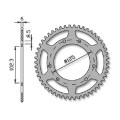 Forte Rear sprocket 58 t. (420), Ø105mm, Blue Alu., Aprilia / Derbi / Drac / Rie