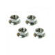 Scar 4 x Titanium HEX HEAD FLANGE NUT M8 -  titanium Gr5-Ti