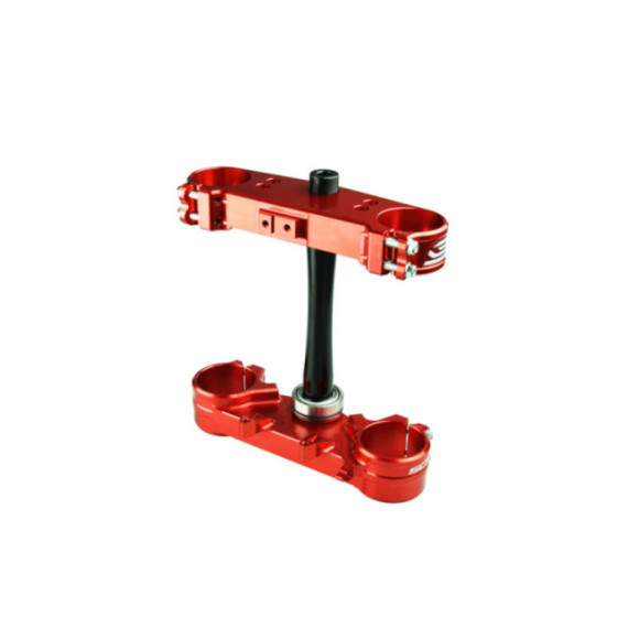 Scar Triple clamps - CRF250R 22-23 CRF450R 21-23 - Red color