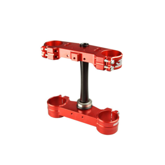 Scar Triple clamps GASGAS / KTM / Husqvarna - Offset 22mm - Red color