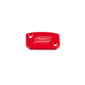 Scar Front Brake Reservoir Cover - Brembo KTM Husqvarna GASGAS - Red color