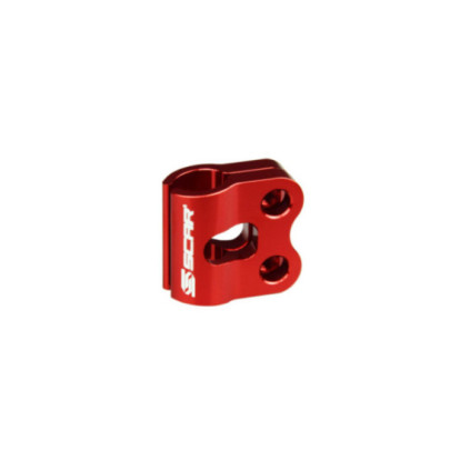 Scar Brake line clamp - Honda / Yamaha / Red color