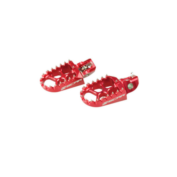 Scar Evolution Footpegs -  KTM / Husqvarna / GasGas - Red color