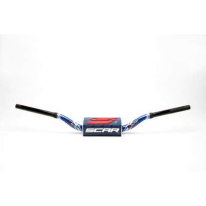 Scar Handlebar O² COLOR Ø28,6 (1 1/8”) - RC - BLUE Bar - DARK BLUE Bar pad