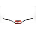 Scar Handlebar O² COLOR Ø28,6 (1 1/8”) - RC - DARK BLUE Bar - RED Bar pad