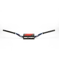 Scar Handlebar O² COLOR Ø28,6 (1 1/8”) - RC - DARK BLUE Bar - BLACK Bar pad