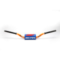 Scar Handlebar O² COLOR Ø28,6 (1 1/8”) - RC - ORANGE Bar - BLUE Bar pad