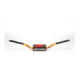 Scar Handlebar O² COLOR Ø28,6 (1 1/8”) - RC - ORANGE Bar - BLACK Bar pad