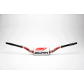 Scar Handlebar O² COLOR Ø28,6 (1 1/8”) - RC - RED Bar - WHITE Bar pad