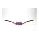 Scar Handlebar O² COLOR Ø28,6 (1 1/8”) - RC - RED Bar - DARK BLUE Bar pad