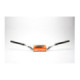 Scar Handlebar O² COLOR Ø28,6 (1 1/8”) - RC - WHITE Bar - ORANGE Bar pad