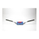 Scar Handlebar O² COLOR Ø28,6 (1 1/8”) - RC - WHITE Bar - BLUE Bar pad