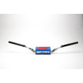 Scar Handlebar O² COLOR Ø28,6 (1 1/8”) - RC - WHITE Bar - BLUE Bar pad