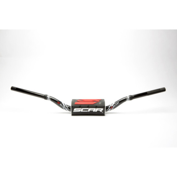 Scar Handlebar O² COLOR Ø28,6 (1 1/8”) - 65/85 Low Mini - BLACK Bar - BLACK Bar 